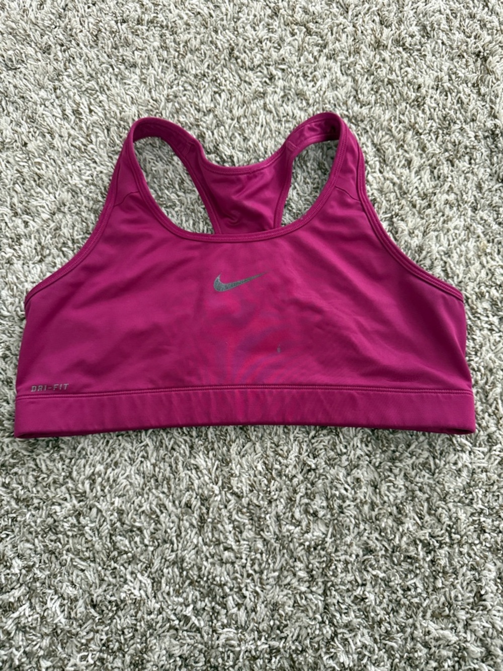 Nike Women's Sports Bra - Fuchsia/Pink Racerback